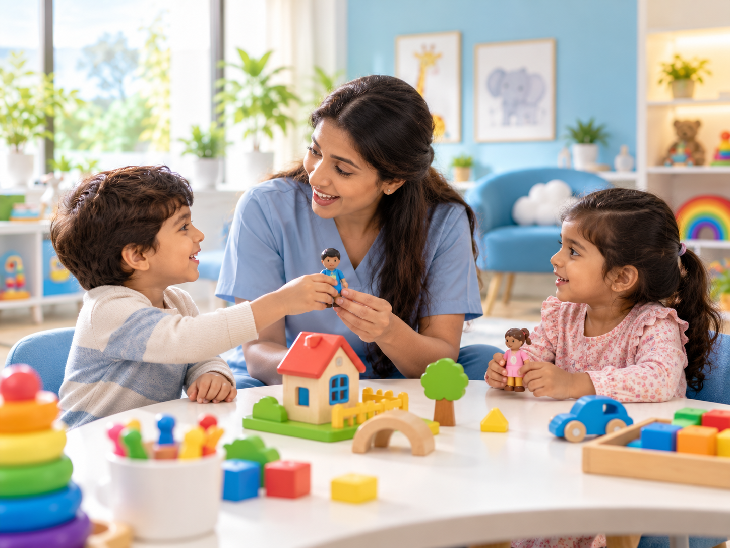 Social communication skills therapy for children